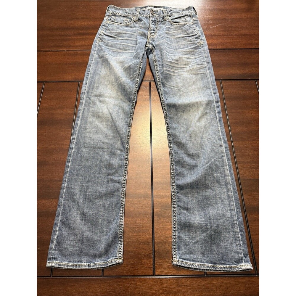 🔥EXCELLENT! BKE Buckle Jeans Carter Straight Boot Men 27S X 30 Y2K HTF Cond.